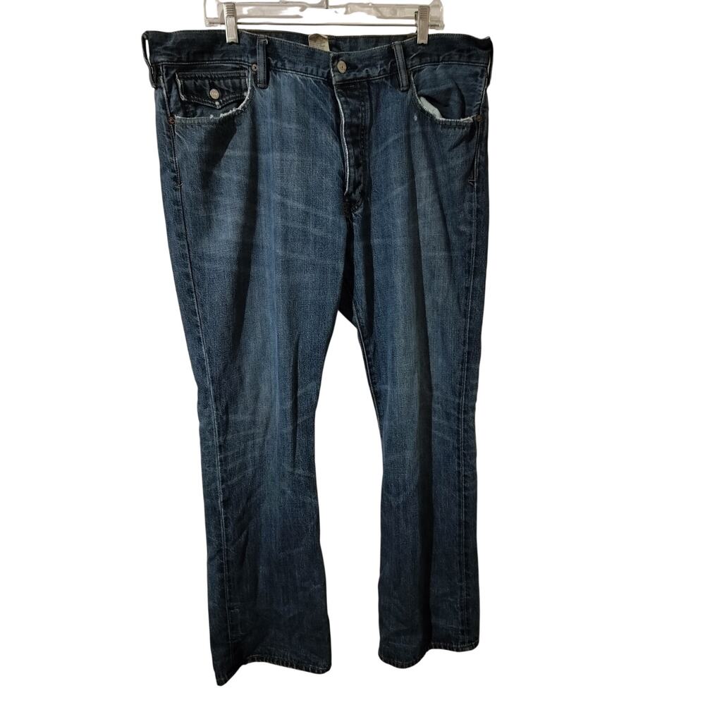 M1284)Polo Ralph Lauren Rockland 320 Button Fly Flap Pockets Relaxed Jeans 40x32